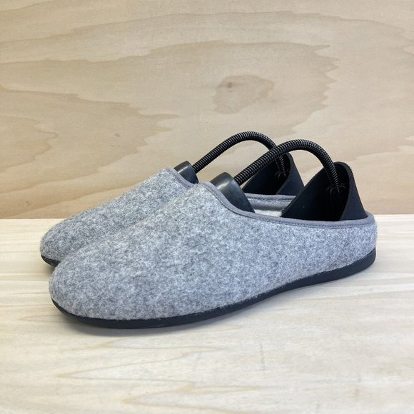 Mahabis Classic Mens Wool Slip On Slippers Gray Size M 9.5-10 W 11.5-12 main image 8